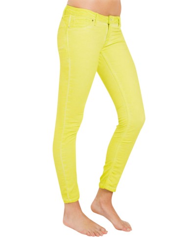 JOGGER JEANS COLORATO MOD 788 BOTTOM-UP. Vita bassa e gamba stretta.