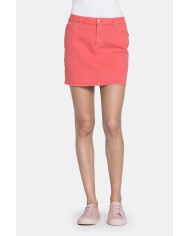 MINIGONNA IN JEANS COLOR STRETCH
