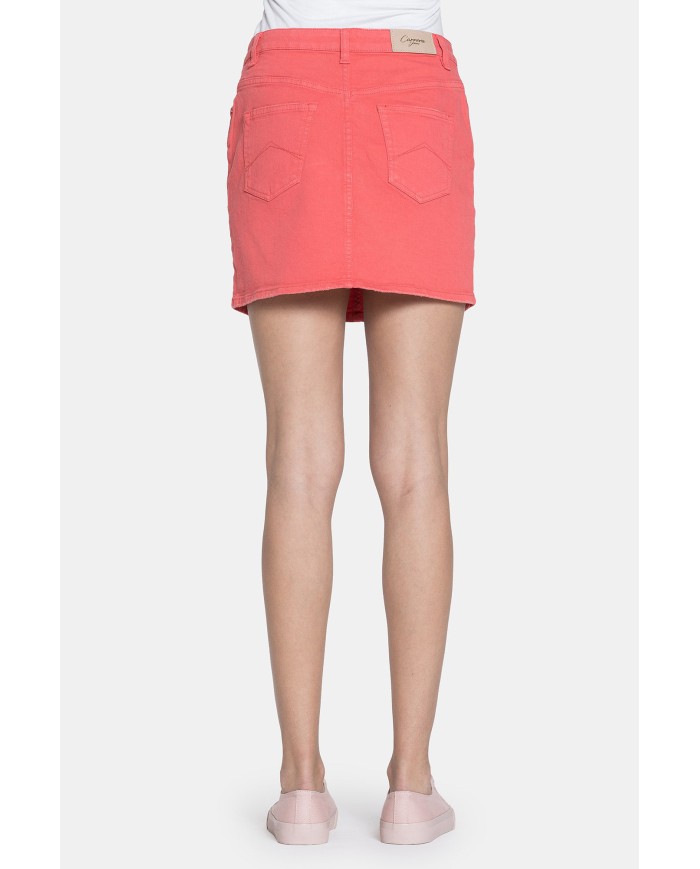 MINIGONNA IN JEANS COLOR STRETCH