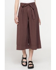 GONNA PANTALONE CON ELASTICO IN VITA IN POPELINE 100% COTONE