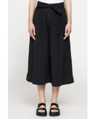 GONNA PANTALONE CON ELASTICO IN VITA IN POPELINE 100% COTONE