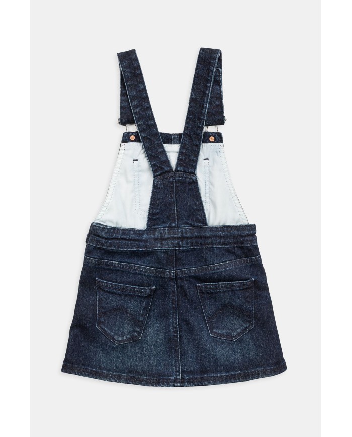 SALOPETTE GONNA IN DENIM STRETCH