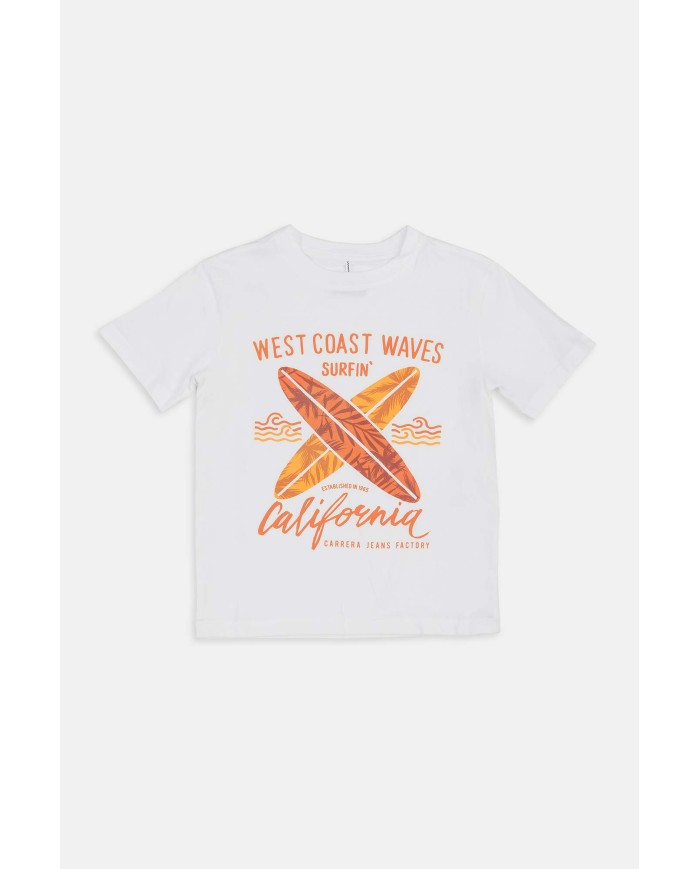 MAGLIA GIROCOLLO IN JERSEY STAMPATA