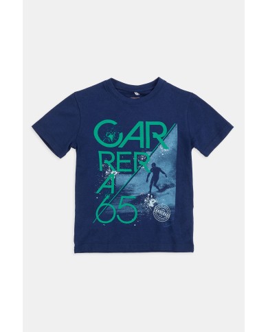 MAGLIA GIROCOLLO IN JERSEY STAMPATA