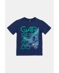 MAGLIA GIROCOLLO IN JERSEY STAMPATA