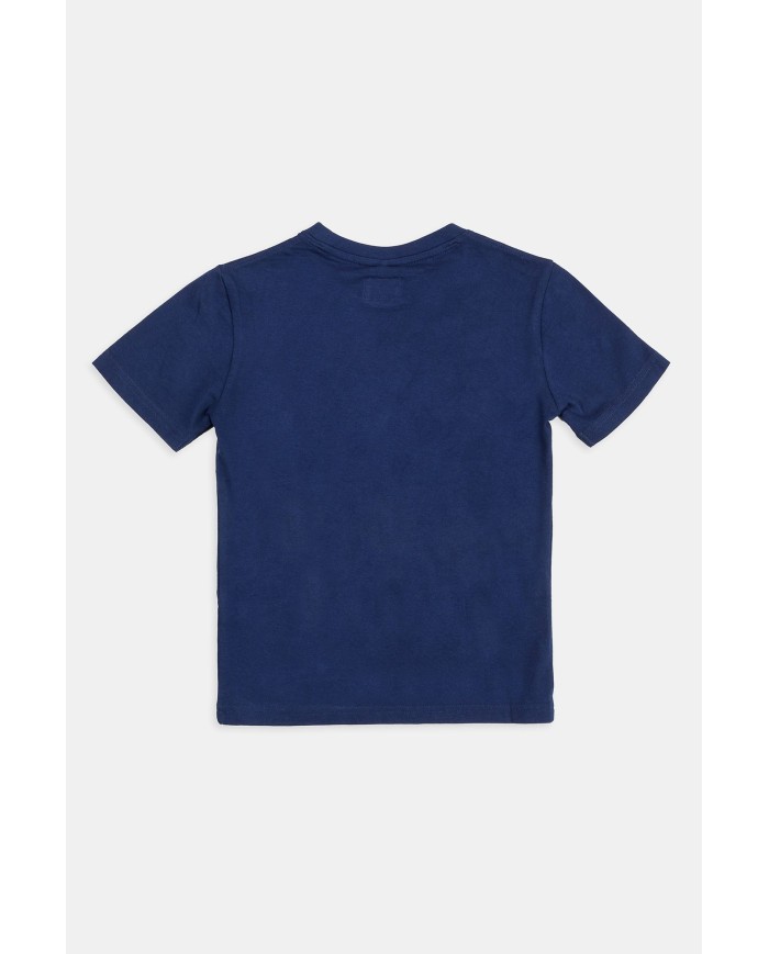 MAGLIA GIROCOLLO IN JERSEY STAMPATA