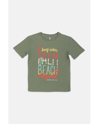 MAGLIA GIROCOLLO IN JERSEY STAMPATA