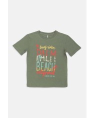 MAGLIA GIROCOLLO IN JERSEY STAMPATA