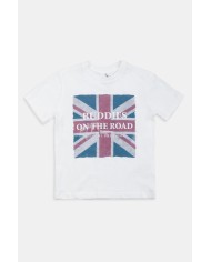 MAGLIA GIROCOLLO IN JERSEY CON STAMPA