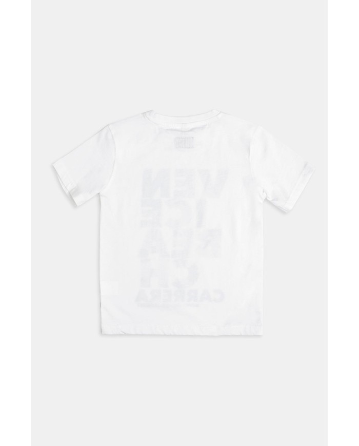 MAGLIA GIROCOLLO IN JERSEY CON STAMPA