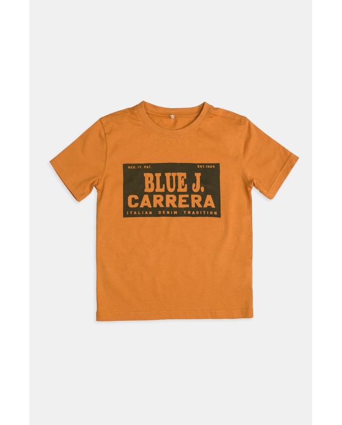 MAGLIA GIROCOLLO IN JERSEY CON STAMPA