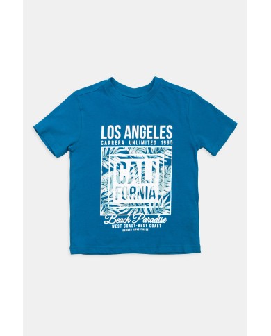 MAGLIA GIROCOLLO IN JERSEY CON STAMPA