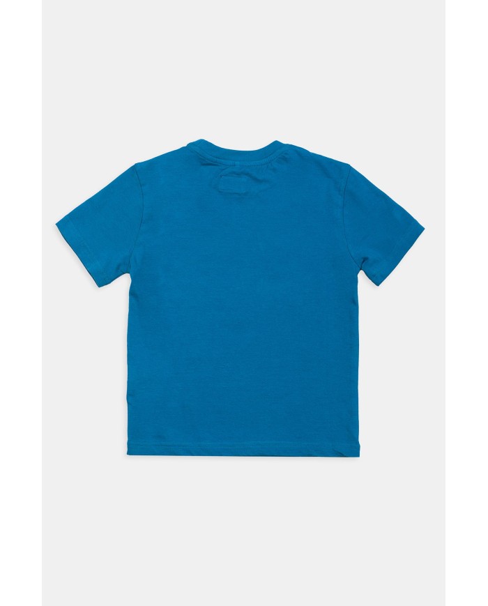 MAGLIA GIROCOLLO IN JERSEY CON STAMPA