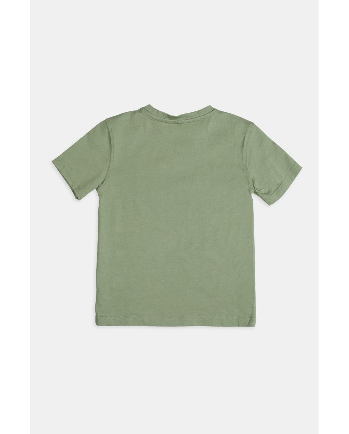 T-SHIRT GIROCOLLO IN JERSEY CON LOGO CARRERA.