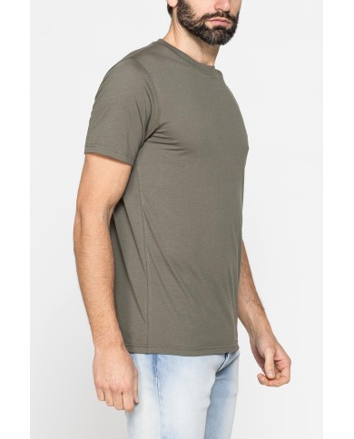 T-SHIRT GIROCOLLO DRY COTTON