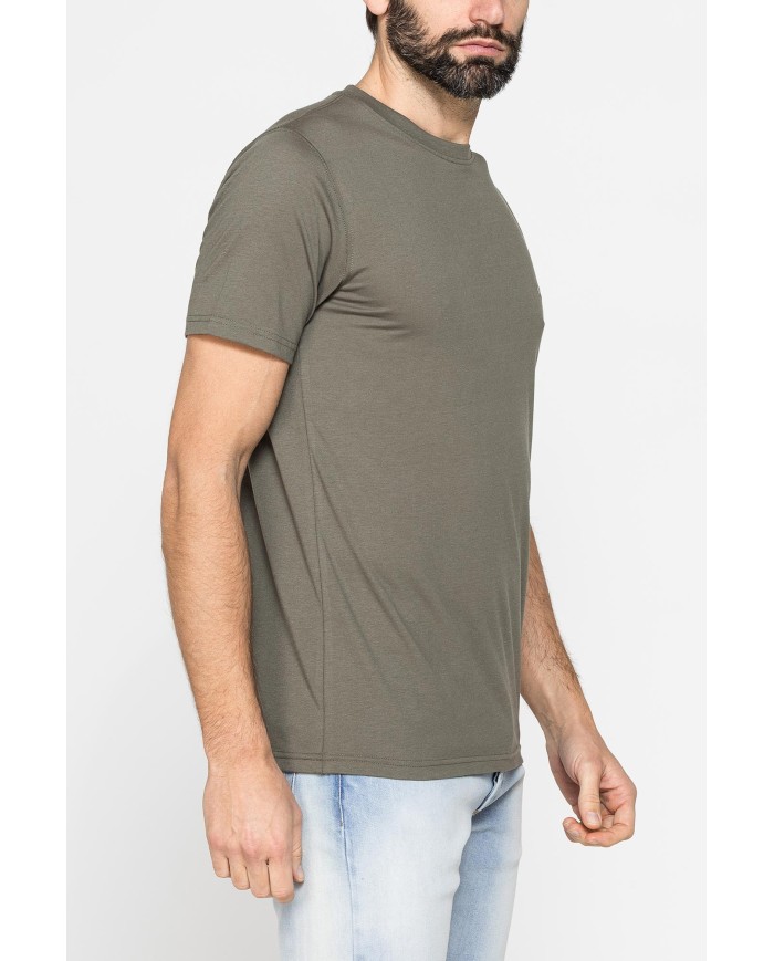 T-SHIRT GIROCOLLO DRY COTTON