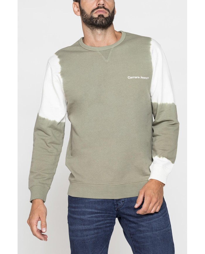 FELPA GIROCOLLO PESANTE CON VESTIBILITÀ OVERSIZE