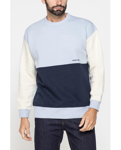 FELPA GIROCOLLO OVERSIZE COLOR BLOCK