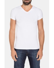 BIPACK T-SHIRT SCOLLO V IN COTONE