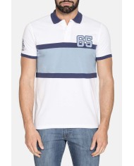 POLO MANICA CORTA IN JERSEY COLOR BLOCK