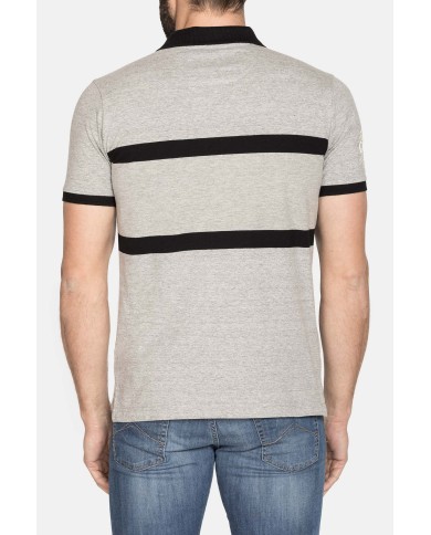 POLO MANICA CORTA IN JERSEY COLOR BLOCK