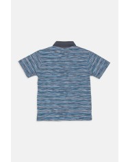 POLO MANICA CORTA IN JERSEY STAMPATO