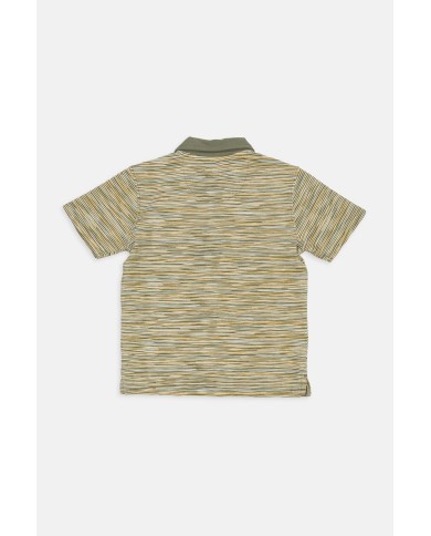 POLO MANICA CORTA IN JERSEY STAMPATO