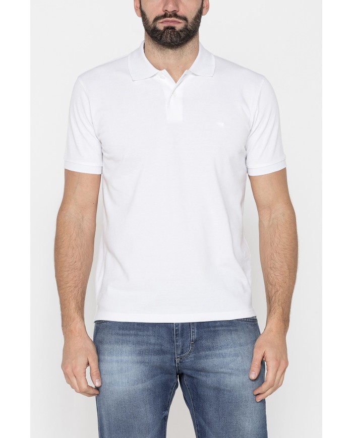 POLO MANICA CORTA TINTA UNITA IN DRY COTTON PIQUET