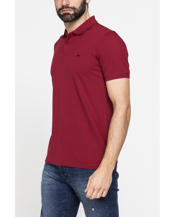 POLO MANICA CORTA TINTA UNITA IN DRY COTTON PIQUET