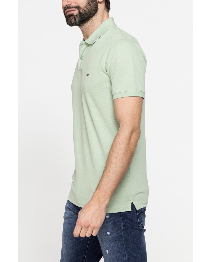 POLO MANICA CORTA TINTA UNITA IN DRY COTTON PIQUET