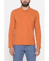 POLO MANICA LUNGA IN PIQUET DI COTONE