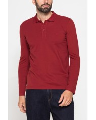 POLO MANICA LUNGA IN PIQUET DI COTONE