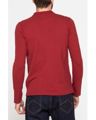 POLO MANICA LUNGA IN PIQUET DI COTONE