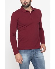 POLO MANICA LUNGA IN PIQUET DI COTONE