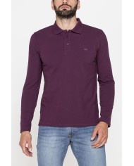 POLO MANICA LUNGA IN PIQUET DI COTONE