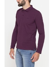 POLO MANICA LUNGA IN PIQUET DI COTONE