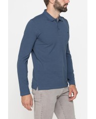 POLO MANICA LUNGA IN PIQUET DI COTONE