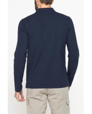 POLO MANICA LUNGA IN PIQUET DI COTONE