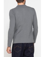 POLO MANICA LUNGA IN PIQUET DI COTONE