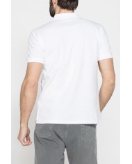 POLO MANICA CORTA IN PIQUET DI COTONE CON INSERTI BLOCK COLOR