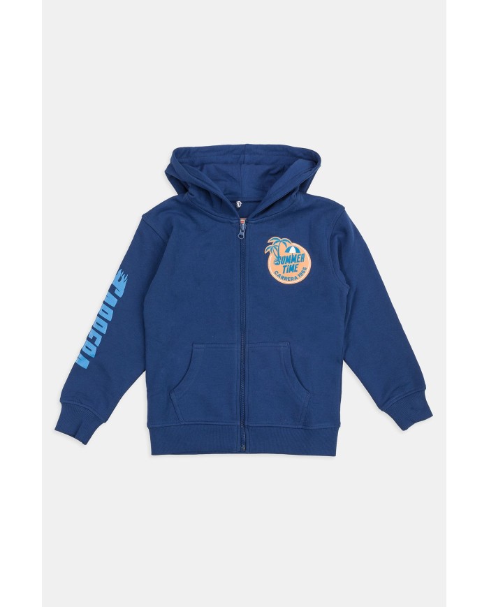 FELPA CON CAPPUCCIO IN FRANCH TERRY