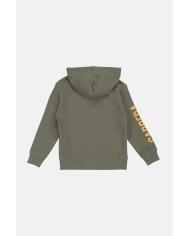 FELPA CON CAPPUCCIO IN FRANCH TERRY