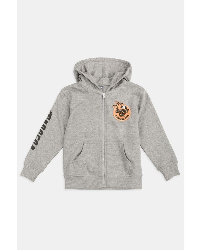 FELPA CON CAPPUCCIO IN FRANCH TERRY