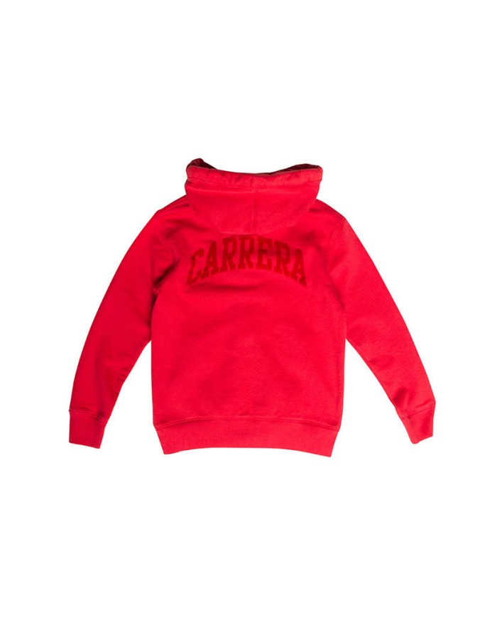 FELPA BIMBO PESANTE CON CAPPUCCIO E ZIP