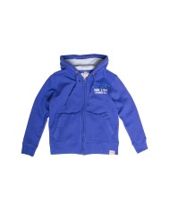 FELPA BIMBO PESANTE CON CAPPUCCIO E ZIP