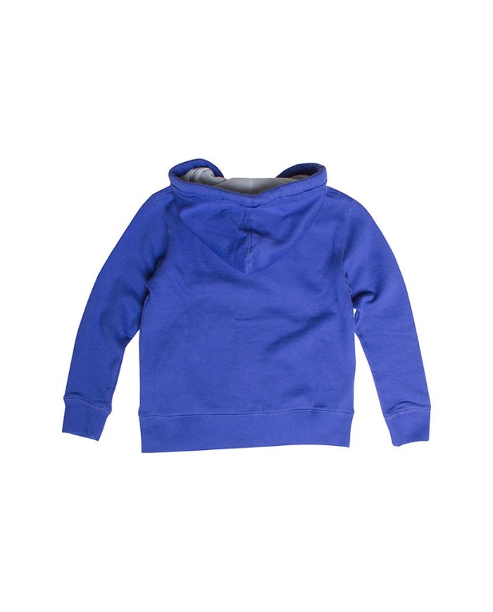 FELPA BIMBO PESANTE CON CAPPUCCIO E ZIP