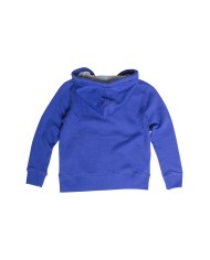 FELPA BIMBO PESANTE CON CAPPUCCIO E ZIP