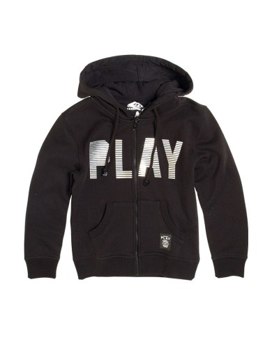 FELPA PESANTE CON CAPPUCCIO E ZIP