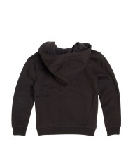 FELPA PESANTE CON CAPPUCCIO E ZIP