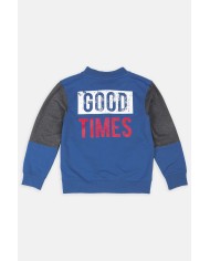 FELPA CON COLLO ALTO FRANCH TERRY